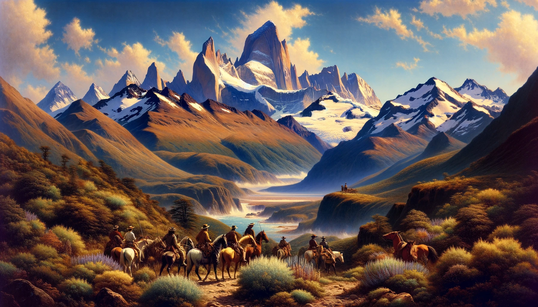 DALL·E-2024-01-31-12.34.26-A-picturesque-landscape-showcasing-the-majestic-Andes-Mountains-in-Argentina-with-the-Aconcagua-peak-standing-prominently-against-a-clear-blue-sky.-T
